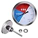 Produktbild CAheadY Edelstahl BBQ Grill Thermometer Outdoor-Ofen Kochtemperaturanzeige White