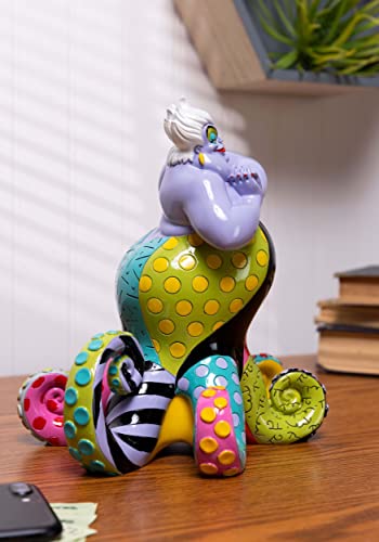 Enesco Disney by Romero Britto The Little Mermaid Ursula Figurine, 8.27 Inch, Multicolor