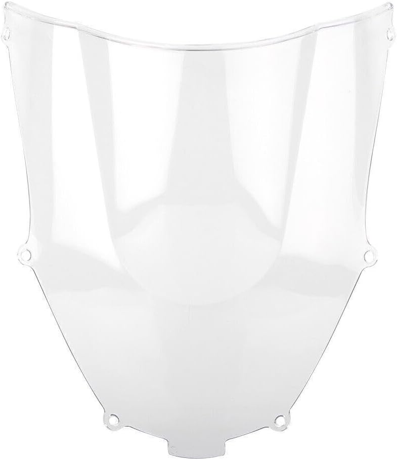 Motorcycle Front Windshield Windshield Protection ABS Plastic Windshield Fit for Kawasaki ZX9R ZX-9R 2000-2003 (Smoke)