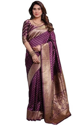 SGF11 Women's Kanjivaram Soft Silk Saree With Unstitched Blouse Piece product image 11