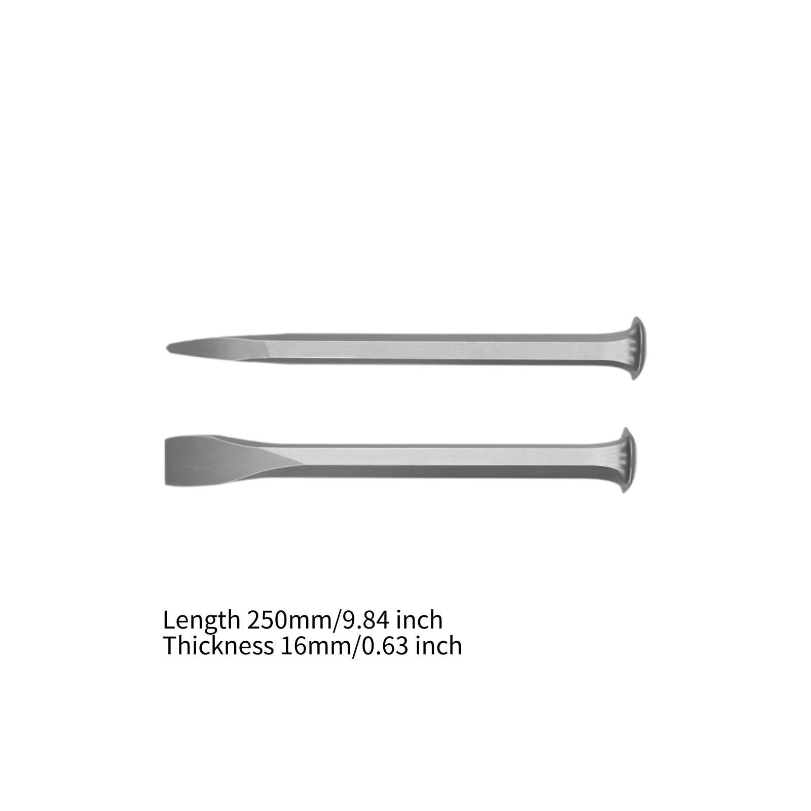 Ensemble de 2 outils de taille en pierre, ciseaux à maçonnerie de qualité supérieure pour diverses applications, 250MM