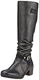  Rieker Damen Y8854 Kurzschaft Stiefel, Schwarz (Schwarz/Schwarz), 41 EU