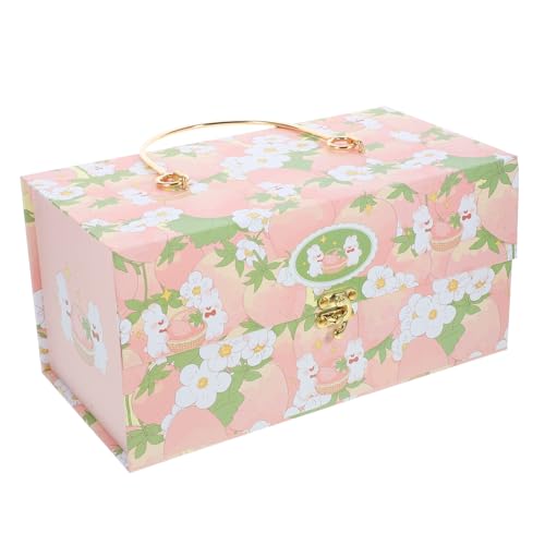 BAZEITFLOW 創意手提 ボックス 軽量コンパクトで持ち運び簡単 パーティー用ラッピングボックス バレンンや結婚式に お菓子や小物の収納に便利