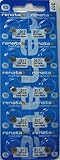 Renata 317 SR516SW SP317 V317 D317 616 Silver Oxide Mercury Free Electronic Batteries x 10