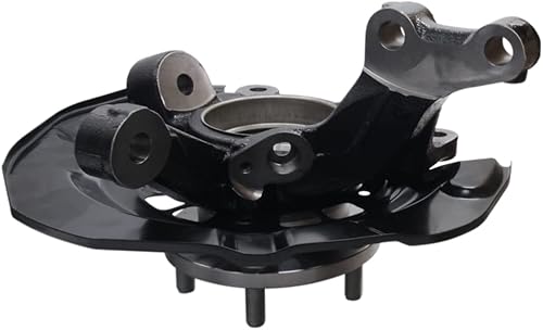 Miniatura 4 de AutoShack - Conjunto de cubo de rueda y nudillo de dirección delantera, 5 lengüetas con ABS de repuesto para Toyota Camry 2.4L FWD KN100044 2007