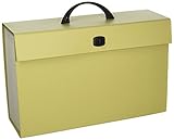 Smead Portable Expanding File Box, 19 Pockets, Blank Tabs, Latch Closure, Legal Size, 1 Count, Color Varies (70806),Assorted
