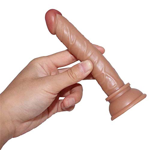 Anale Dildo Realistic Dildo Mini Dildo Materiale in Silicone Morbido Con Potente Ventosa Piccola E Bella Presa Anale Una Varietà Di Colori Per La Tua Scelta Giocattoli Sessuali Per Coppie,Marrone