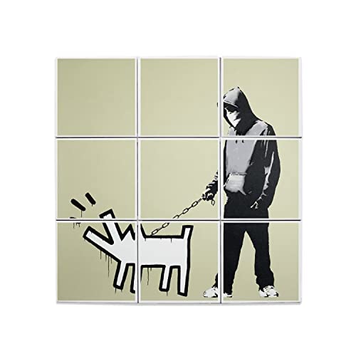 Carreaux céramique Banksy Choose Your Weapon finition d'art mur