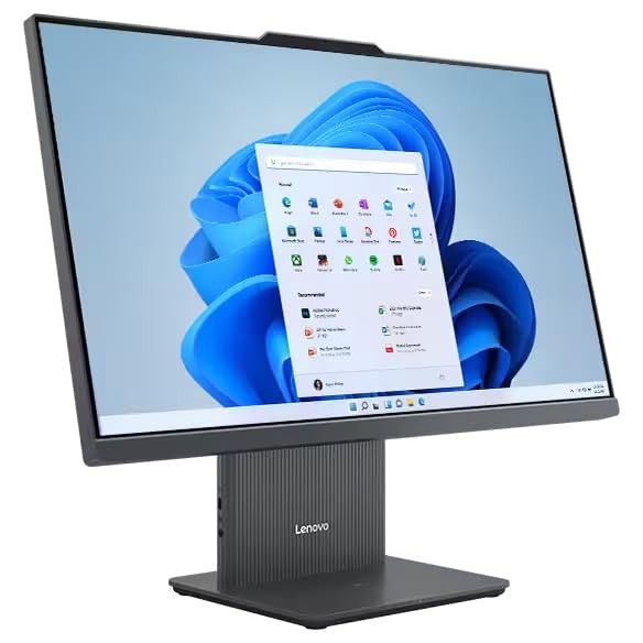 Image of Lenovo IdeaCentre All in One Desktop, 27 inch QHD 2.5K+ 100Hz Touchscreen All-in-One Desktop, Intel 8-Core i5-13420H, 16GB DDR5, 512GB SSD, Webcam, Wireless Keyboard & Mouse, Win 11 Pro