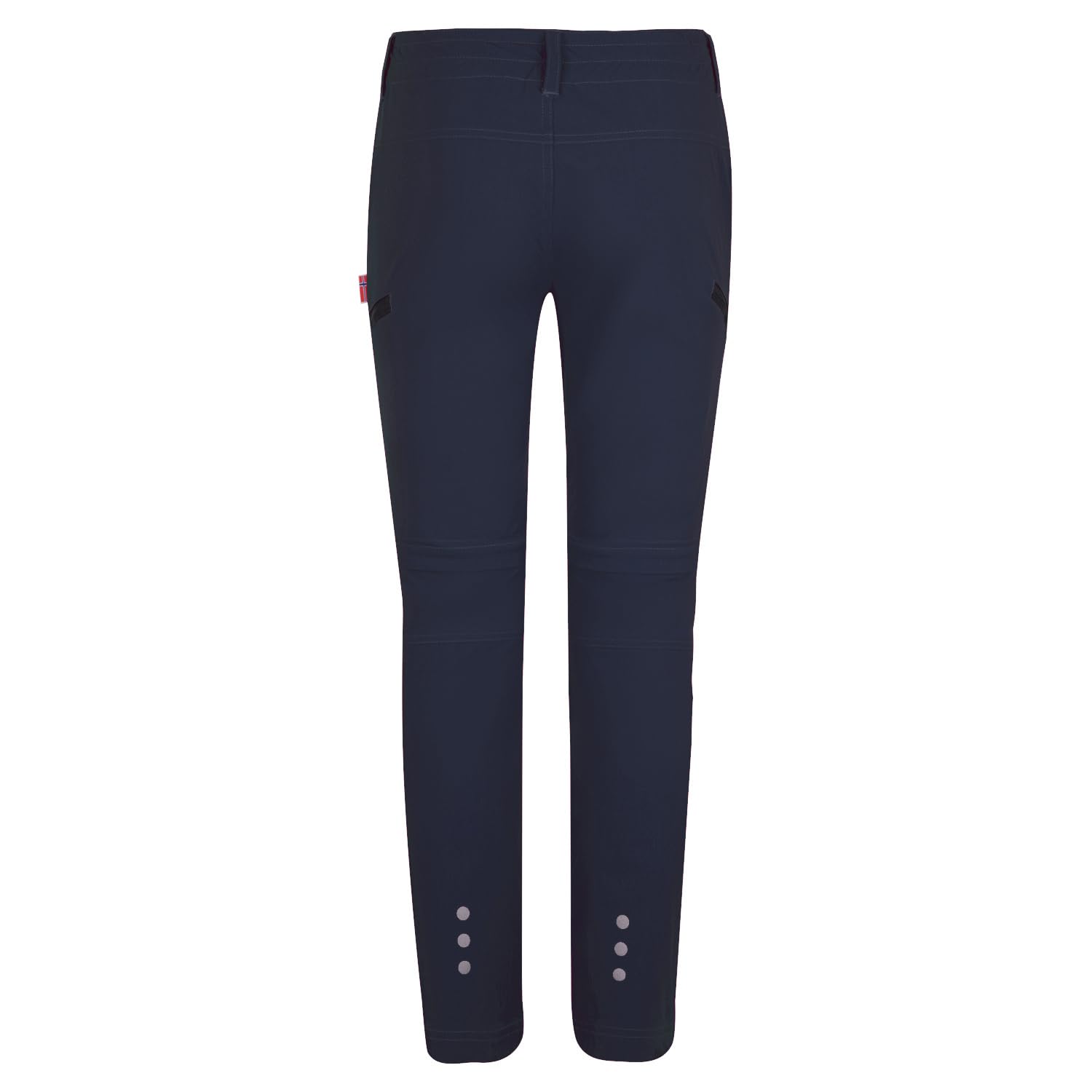 Trollkids Kjerag Zip Off - Pantalones de senderismo para niños, azul marino, 128 cm