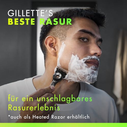 Gillette Labs Rasierer Herren, Nassrasierer, Metall, Grau – Ansicht 2