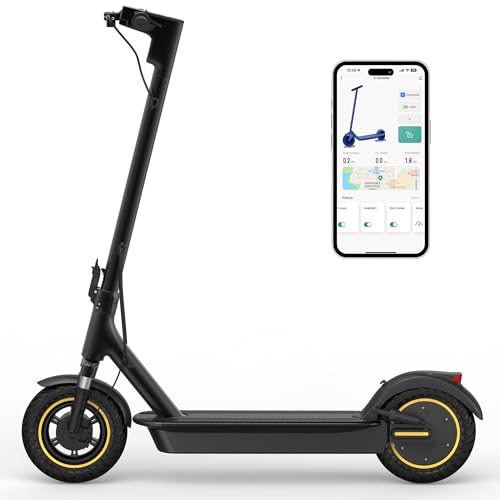 Image of MAXSHOT Electric Scooter for Adults, 8.5 /10 /14 inch Tires, 19 /22Mph, 350W /500W Motor, 21-28 Miles Range, Folding E-Scooter with Dual Suspension,APP Control