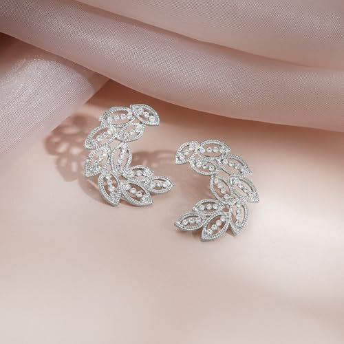 Image of Rubans Necklace Set American Diamond Cubic Zirconia Jewellery Gift for Women & Girls