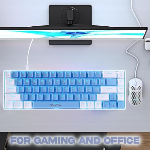 Clavier de jeu mécanique 60% abucow pour optimiser votre bureau - 6
