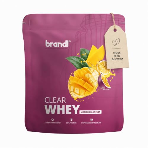 Whey Proteinpulver, mit 80% hochwertigem Eiweiss, ideal für Performance & Regeneration, Maracuja, 800 g, made in Germany & laborgeprüft, high Protein mit süßlichem Geschmack, Pulver löslich im Wasser