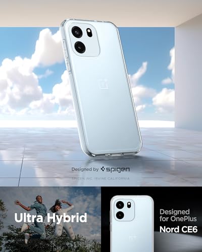 Image of Spigen Ultra Hybrid | OnePlus Nord CE 6 Case [Transparent] [Air Cushion Protection] OnePlus Nord CE6 Back Cover | TPU+PC - Crystal Clear