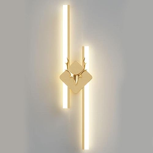 Aplique nórdico de pared de mesita de noche para dormitorio, moderno de 14 W, lámparas de pared LED doradas, iluminación de pared industrial de