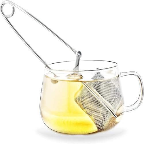Image of VAHDAM, Square Tea Infusers for Loose Tea | 18 /8 Stainless Steel with Fine Mesh | Best Strainer for Kitchen | Use as Tea Maker or Tea Filter