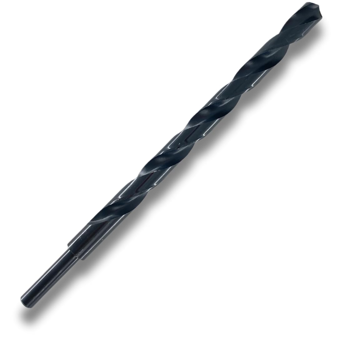 Wood Drill Bit, 9/16 x 12 Inch, Carbon Steel, 1/2 Inch Hex Shank (9/16 inch x 12 inch)