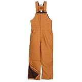 Five Rock Deluxe Insulated Bib Overalls in Brown SM