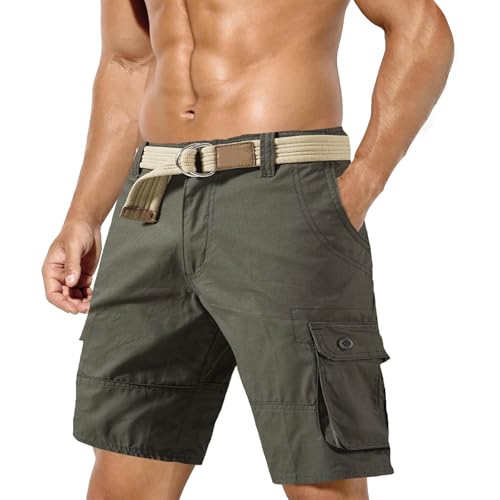 Short cargo homme léger et élastique pour courir confortablement