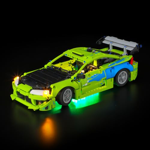 Image of LIGHTAILING Led Light Compatible with Lego-42229 Fast and Furious Mitsubishi Eclipse Car - Easy Install, Hidden Wiring, Home Decor & Gift-Ready (Model Not Included)