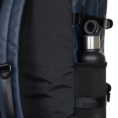 Image of Eastpak Travelpack - 42L Cabin-Size 2-in-1 Duffel, Convertible Backpack, 17-inch Laptop Sleeve, Two Compartments & Adjustable Straps, Tarp Navy