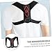 ASAKKURA Invisible Posture Corrector for Sitting Posture Support Adjustable Back Brace with Ergonomic Design Thin PU Leather Hunchback Corrector for Men and Women Comfortable and Durable