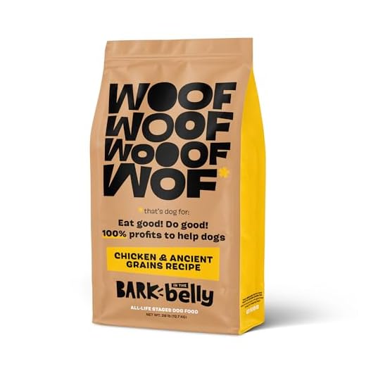 Bark in The Belly Chicken & Ancient Grains Recipe Premium Dog Food – 28 lb Bag (12.7 kg)