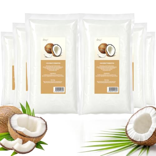 YAOBLUESEA Cera de Parafina Coco, 6 Paquetes 2700g