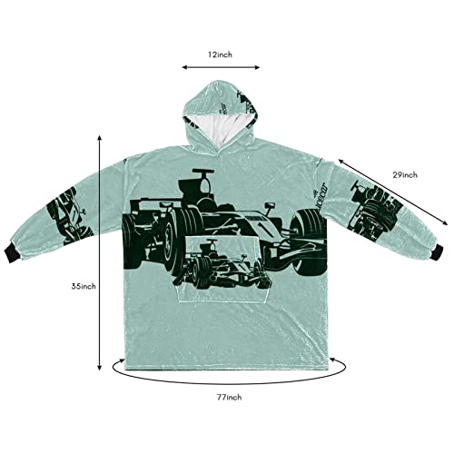 Sweat à capuche surdimensionné en flanelle sherpa adulte homme femme pull géant