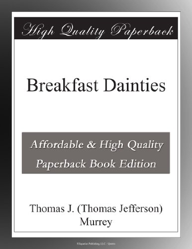  Breakfast Dainties