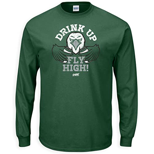 Camiseta fútbol Philadelphia XL verde bosque de manga larga que soluciona el frío en el partido