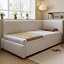 Beige -3ft Single Bed