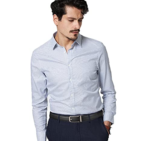 CHARS Men's Leather Ratchet Dress Belts 2 Pack with Automatic Buckle Click Sliding Belt for Casual Golf Business3