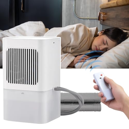 Colchón Refrigerado por Agua, 2000 RPM Colchón con Refrigeración por Agua y Mando a Distancia por Infrarrojos, 3 Velocidades, Esterilla Refrigerante para Cama con 10 Horas Autonomía (1,6 x 0,7 m)