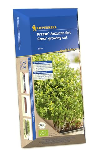Kiepenkerl BIO Kresse Anzucht-Set 618411, Kräutersaat