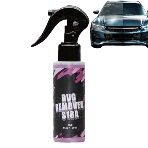 Rimuovi Resina Per Auto | Liquido Detergente Vetri Senza Aloni - 120Ml Scioglie Rapidamente per Carrozzeria Finiture Parabrezza Veicolo