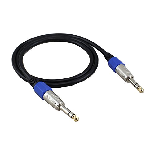 ギターシールド ケーブル シールド ベース シールド 6.35mm エレキギター 楽器ケーブル 導体 キーボード用 直プラグ