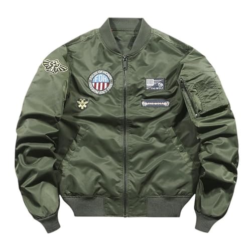 Blouson bomber brodé homme contre le froid de l'automne hiver