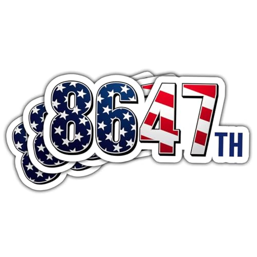 3 Pcs 8647 Sticker, Not My President Bumper Sticker, Political De...