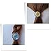2 PCS Flower Hair Tie Floral Ponytail Holder Hair Elastic Handmade Hair Accessorie Strong Hold Non-slip Durable Hair Elastics Pressed Flower Jewelry Floral Scrunchy Gift for Mom Girlfriend Teacher Wife Handmade Real Flowers