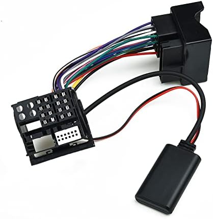 Emiif Bluetooth Aux Audio Adapter Music Cable Module compatible with For Mercedes W169 W245 W203 W209 W164 Cable Adaptor