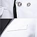 Mens Blazer Casual Two Buttons Dress Business Lightweight Formal Sport Outfits Coat Fashion Office Suit Jackets White
