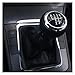 Car Shift Lever 5/6 Speed Car Gear Knob Cap Cover Chrome Shifter Head Cover Fit for VW Fit for Passat B6 2005-2011 B7 2010-2014 CC 2009-2012 Car Joystick(5 Speed)