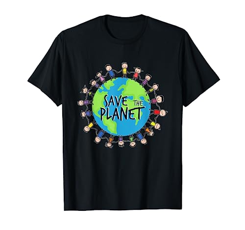Earth Day Happy Children Around the World - Save Earth 2021 T-Shirt
