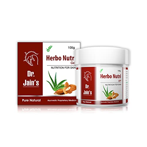 DR. JAIN’S HerboNutri Nutrition Gel | For Face, Skin & Body | Boosts Skin Health | Deep Nourishment | 100grams (Pack of 1)