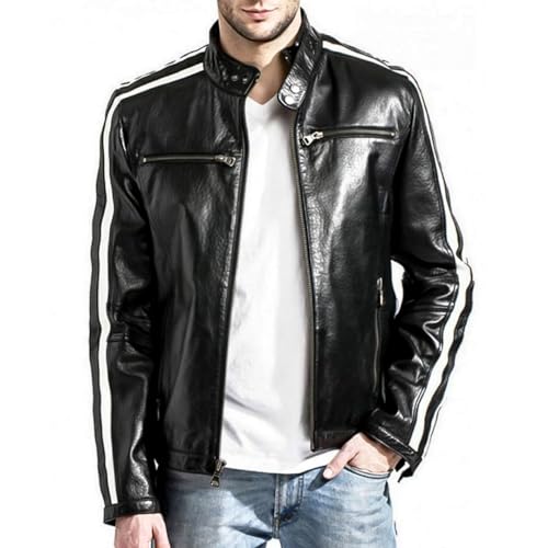ケリハーレム　LEON ZEEMAM Leon Resident-Evil Kennedy Motorcycle Men's Leather Jacket