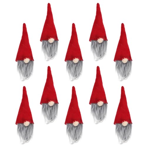 Warmhm 10 Stück Weihnachtsmützen Für Rotweinflaschen...