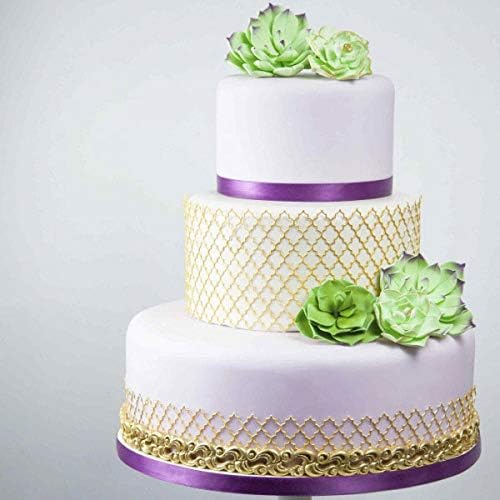 Miniatura 6 de Global Sugar Art Chef Alan Tetreault - Juego de suculentas, 3 tamaños, 9 unidades